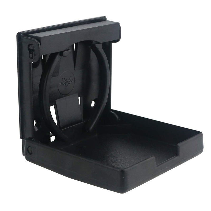 Ogrmar 2PCS Adjustable Folding Drink Holder/Adjustable Cup Holder for Marine/Boat/Caravan/Car/Trucks/RVs/Vans (Black) - Image 2